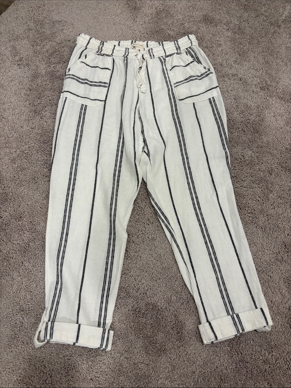 Happily Grey beach style pants
